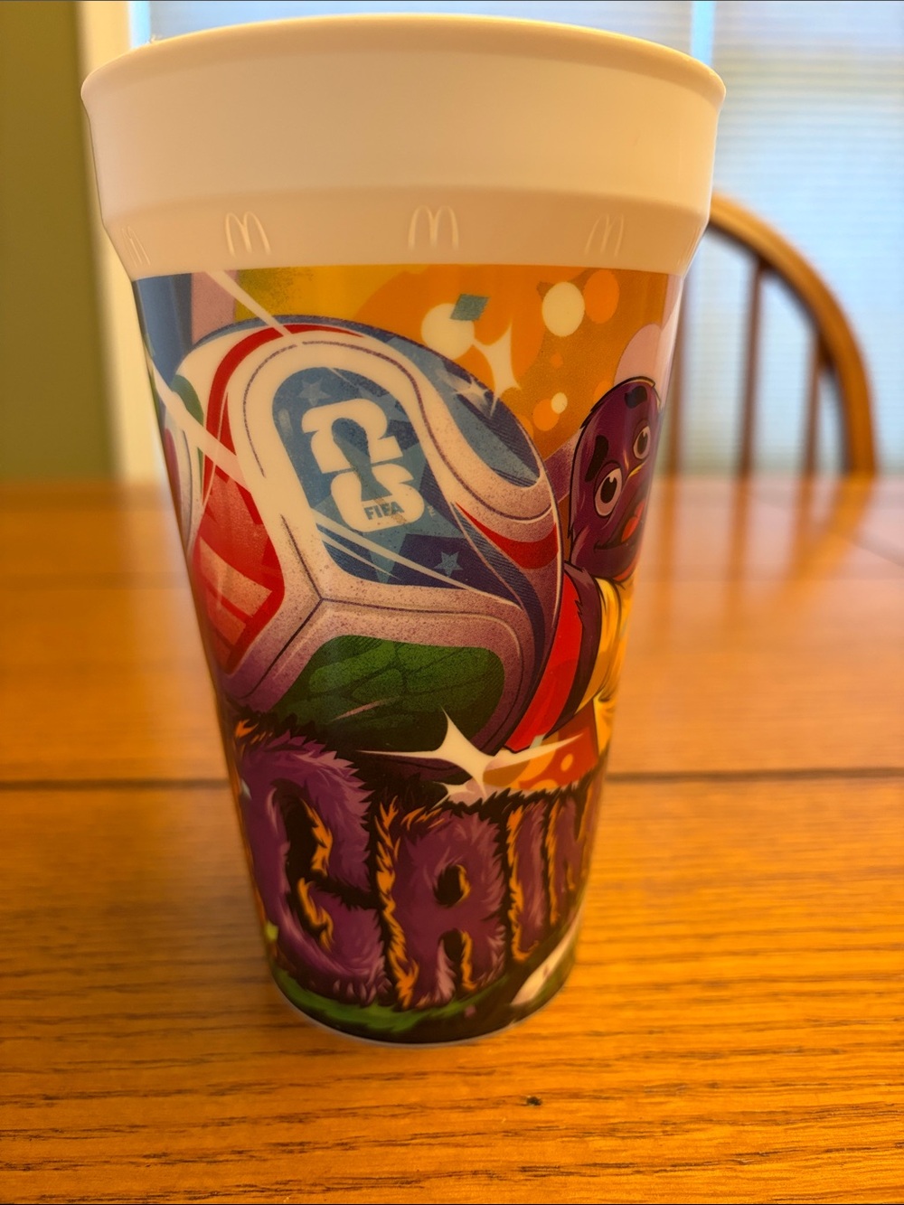 McDonald's Purple Mascot Soccer Promo Cup - Picture 4 of 5